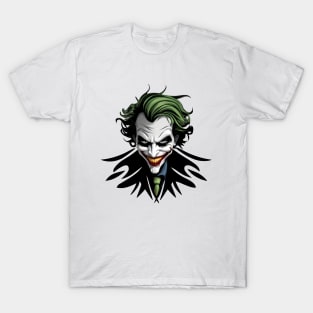 Sinister Smile: Menacing Joker T-Shirt